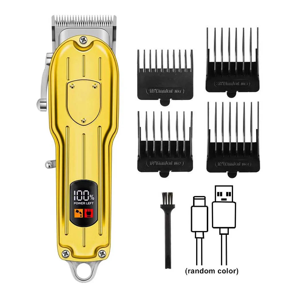 Shuyu Rechargeable Pet Hair Clipper Led Display Grooming Kit