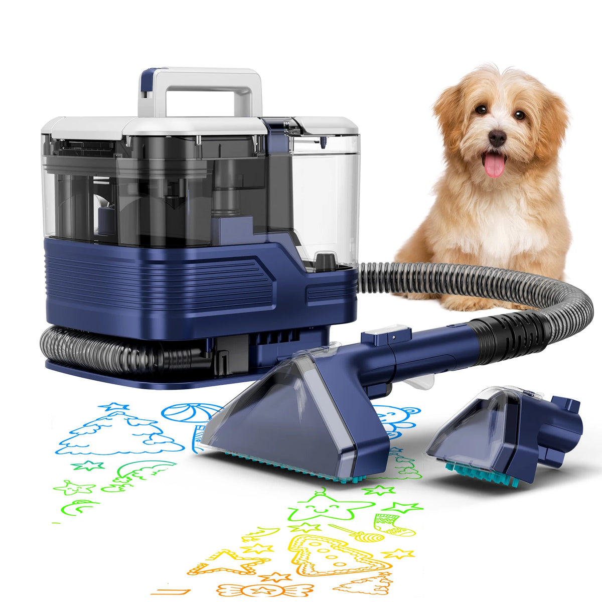 Honki Carpet Cleaner Machine With Strong Suction for Upholstery and Carpets