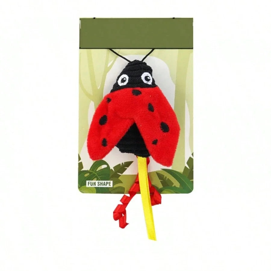 Round Plush Interactive Catnip Toy For Indoor Cats