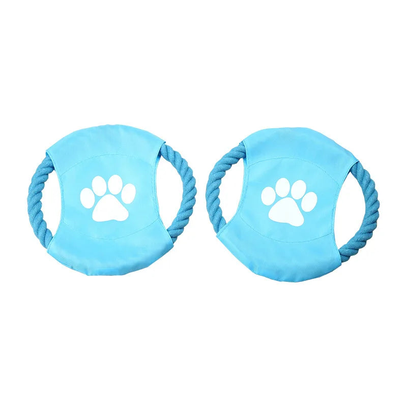 Nylon Dog Flying Disc Toy For Interactive Outdoor Training