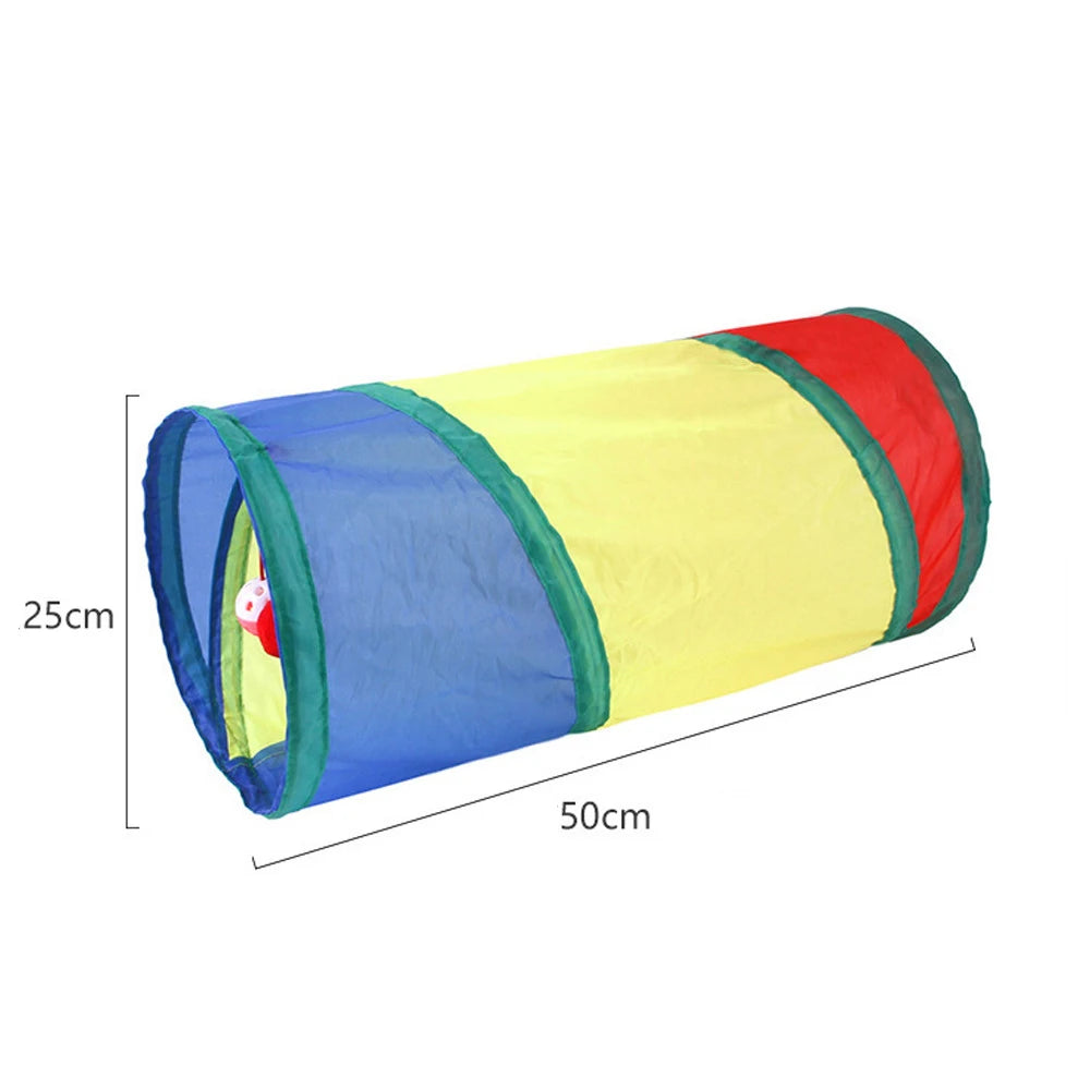 Collapsible Cat Tunnel Interactive Play Tube For Pets