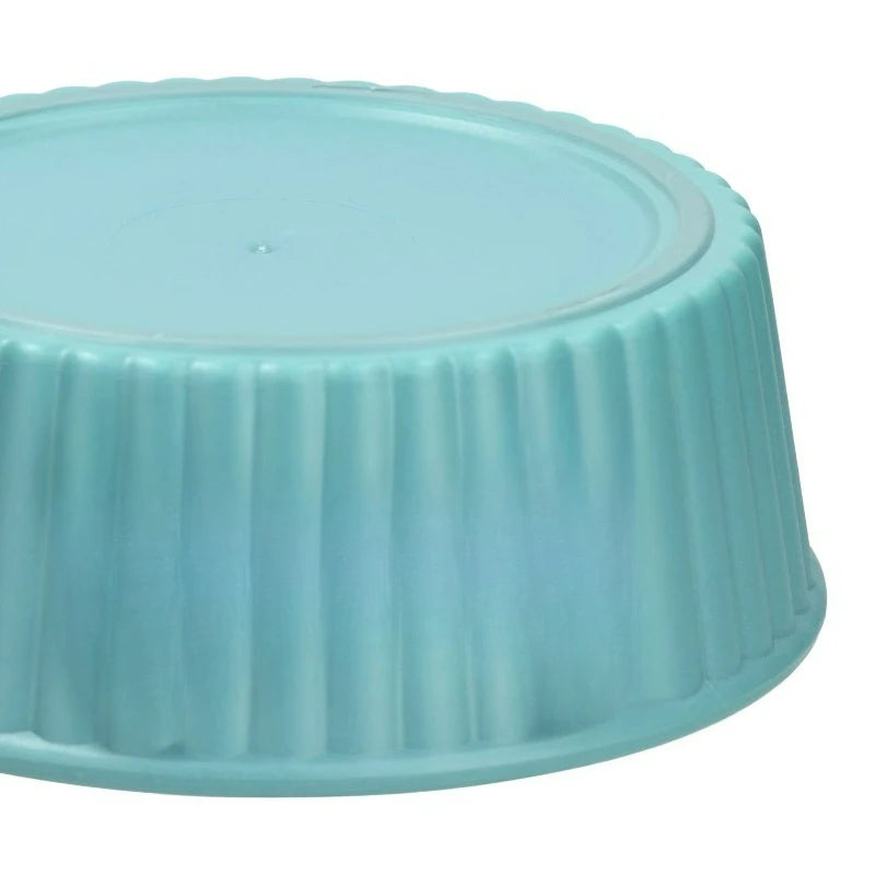 Durable Round Plastic Pet Feeding Bowl For Food And Water