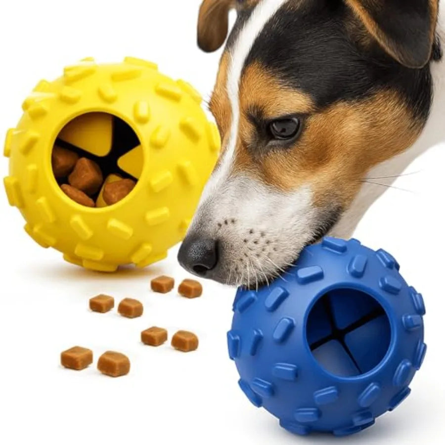 Treat Dispensing Dog Toys - Interactive Cognitive Dog Treat Toy, Puzzle Ball for Puppies and Small Dogs, Promotes Slow Eating,
