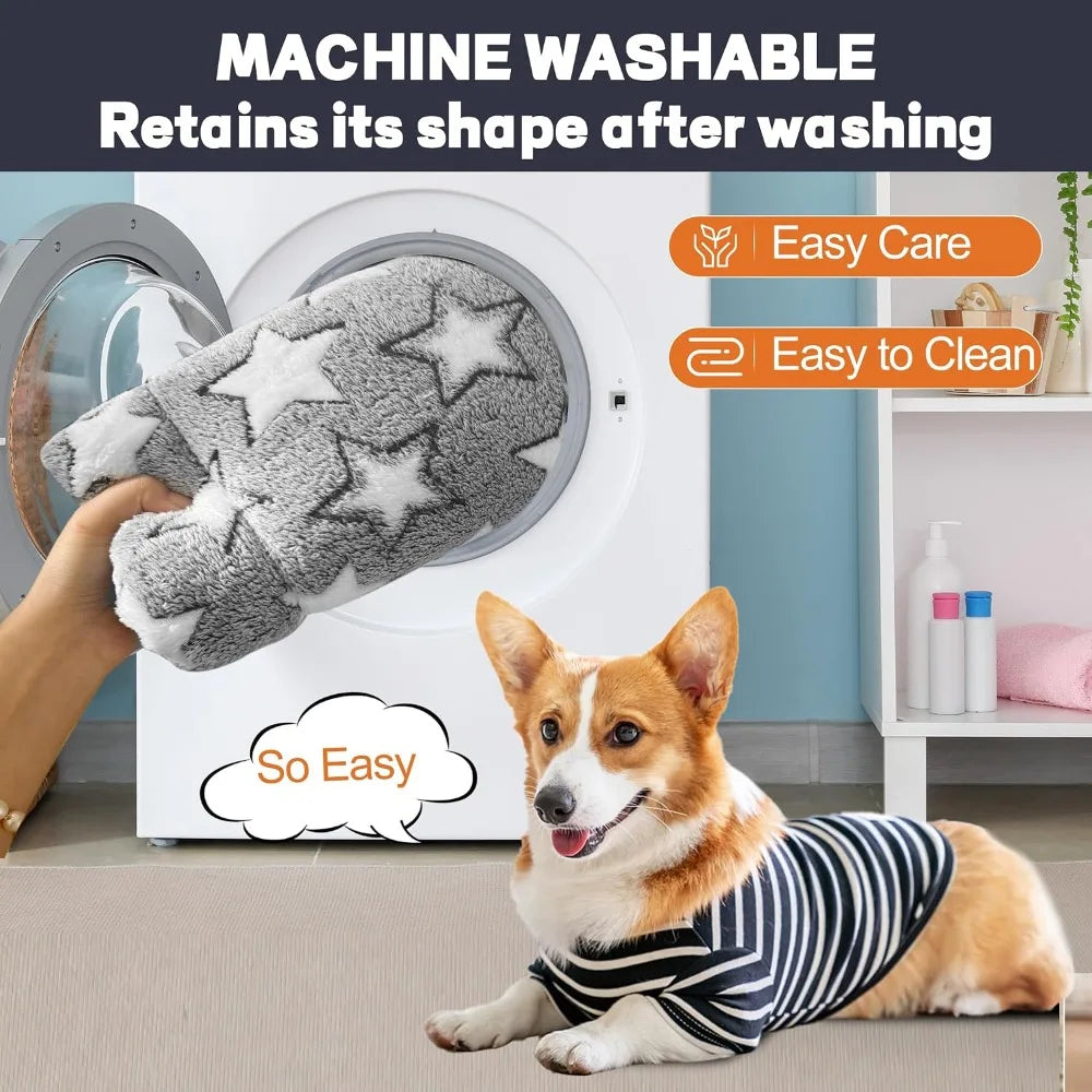 Soft Comfortable Dog Bed Mat Kennel Pad for Crate Durable Crate Bed Mat for Dogs and Cats Ideal for Crate Kennel and Home Use Pet Cushion