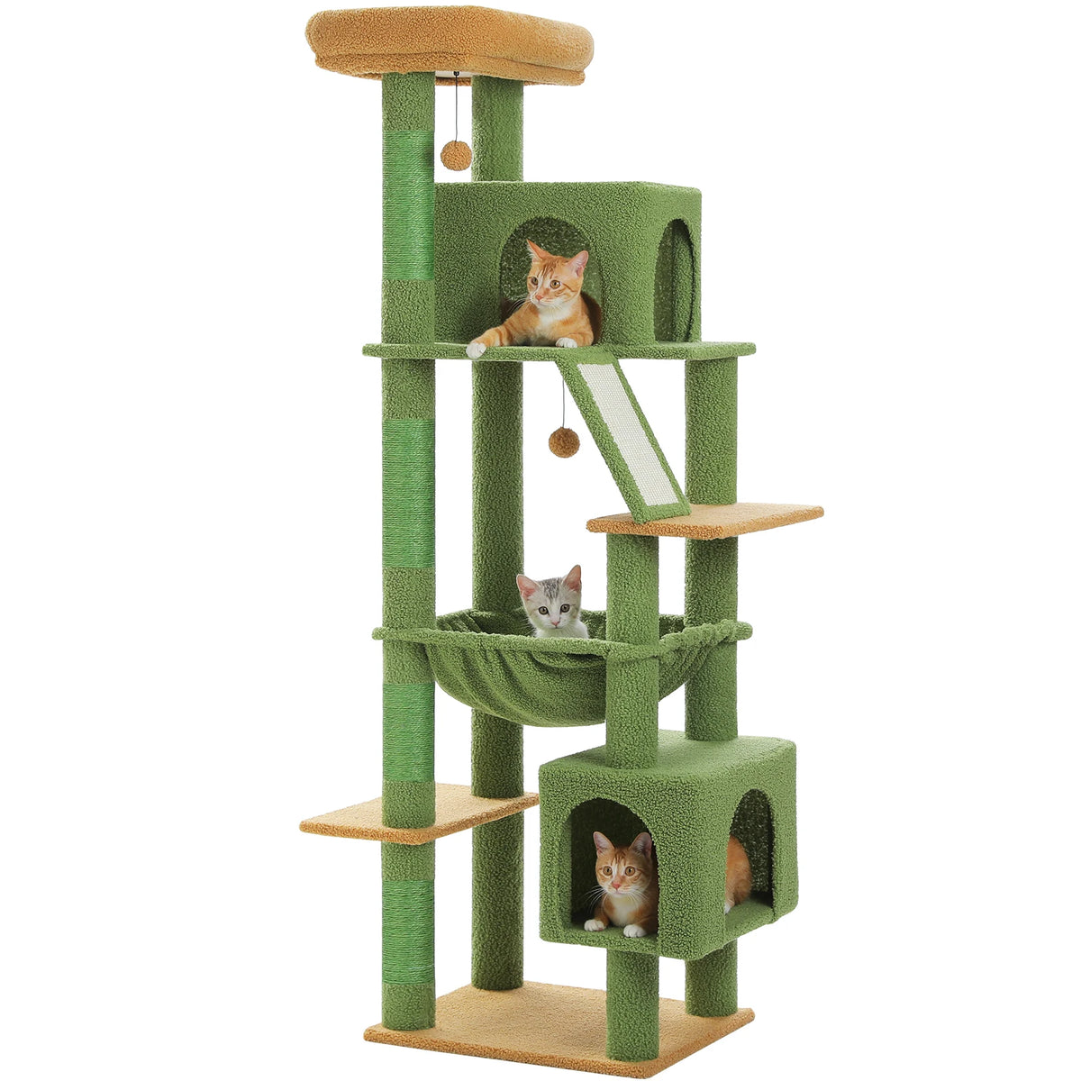 PAWZ Road Multi Level Cat Tree With Condos And Scratchers