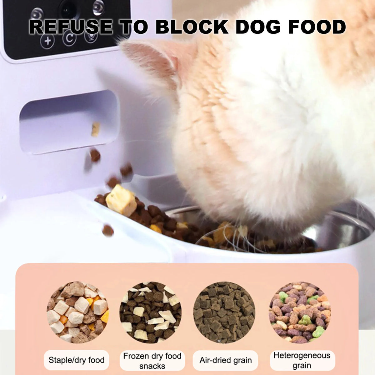 Automatic Smart Pet Feeder with App Control and Feeding Timer