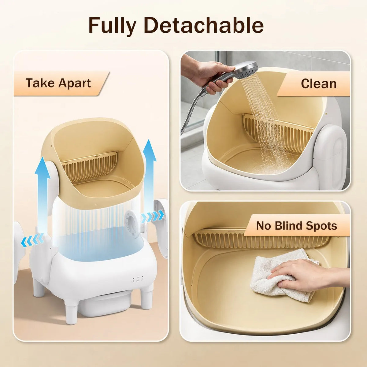 Smart Self Cleaning Cat Litter Box With WiFi App Control