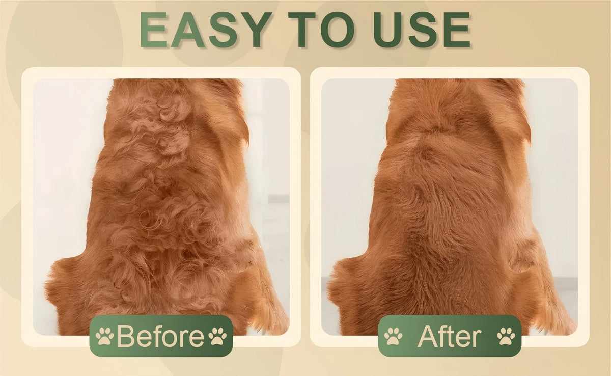 Pet Grooming Brush With Water Spray For Dogs And Cats