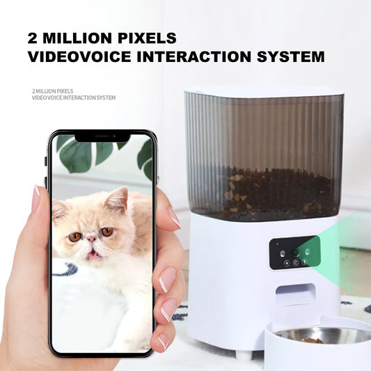 Automatic Smart Pet Feeder with App Control and Feeding Timer