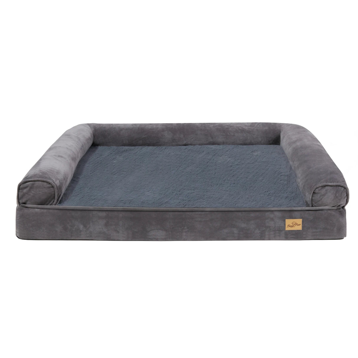 XXL Large Orthopedic Dog Bed Cozy Pet Dogs Bedding with Bolster Washable Cover