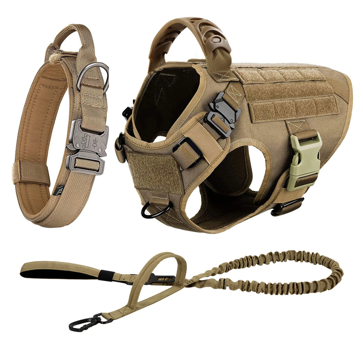 Nylon Dog Harness And Leash Set For Medium Large Dogs