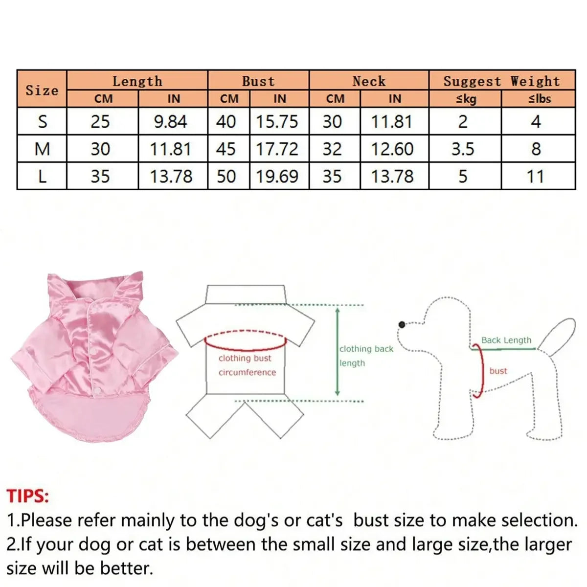Cute Silk Button Closure Pajamas for Dogs and Cats