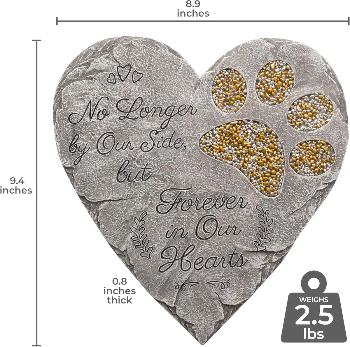 Dog Memorial Stone Rainbow Bridge Keepsake for Pet Loss Gift
