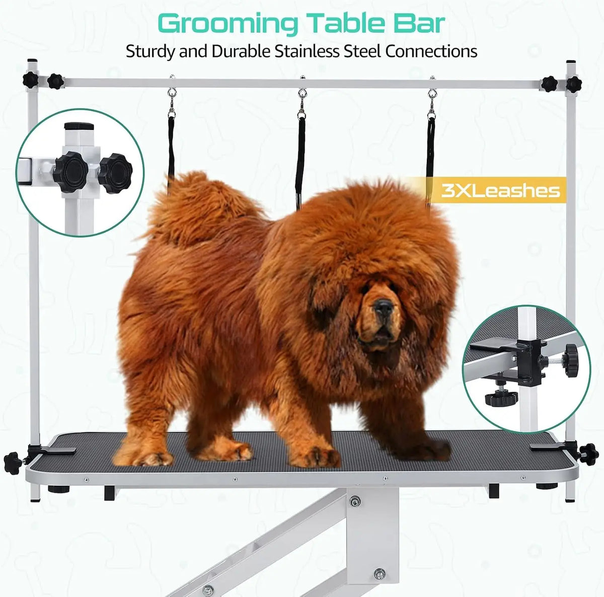 Garvee Electric Pet Grooming Table With Adjustable Grooming Arm