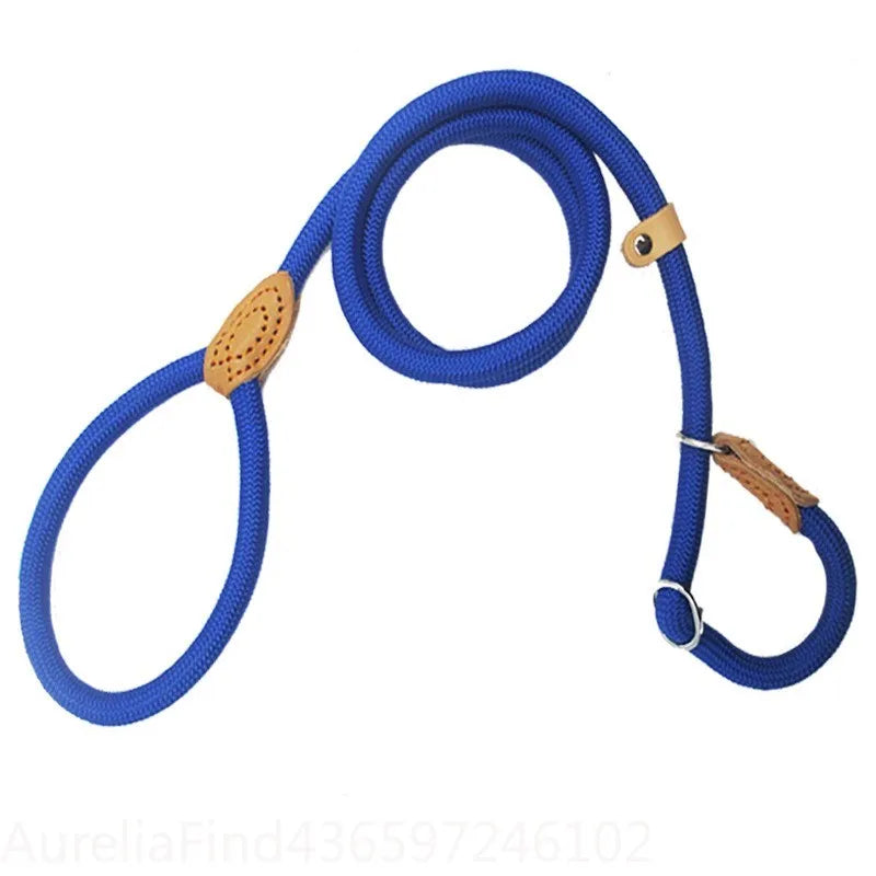 Adjustable Braided Rope Dog Leash For Walking And Training