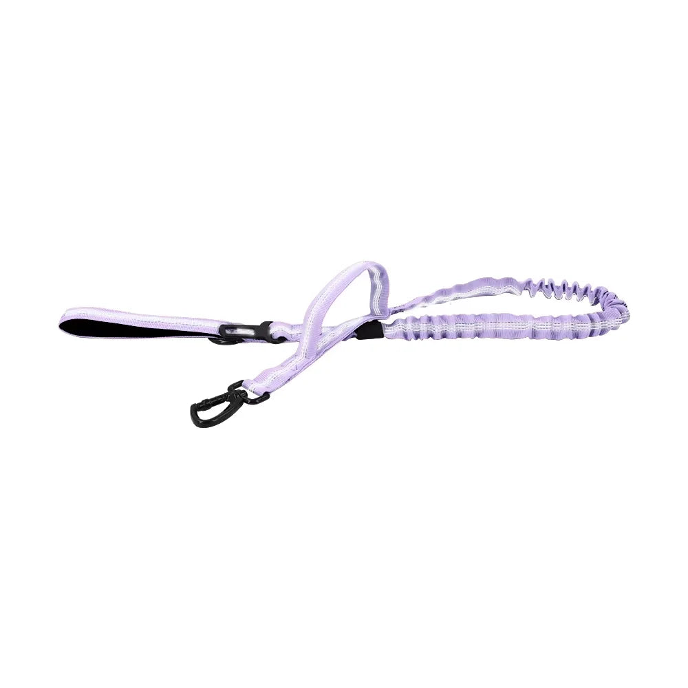 PETRAVEL Adjustable Elastic Dog Leash With Quick Release Dual Handles