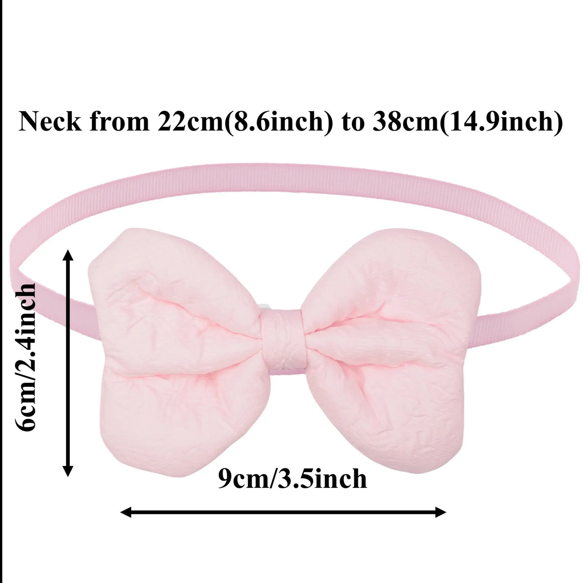 Quilted Pet Bow Tie Set for Dogs Cats Parties Photos