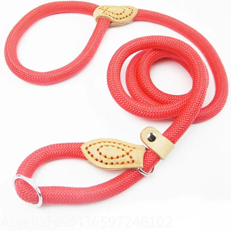 Adjustable Braided Rope Dog Leash For Walking And Training