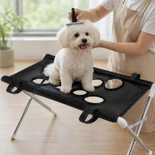 Foldable Pet Grooming Hammock Sling for Bathing and Nail Trimming