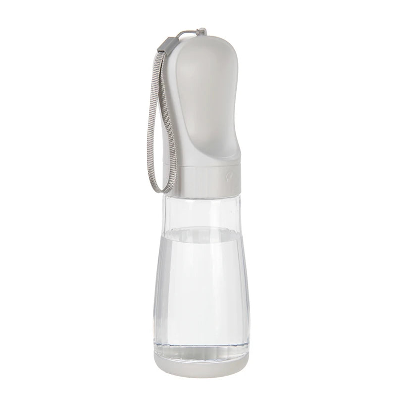 Portable Dog Water Bottle With Food Container For Travel Use