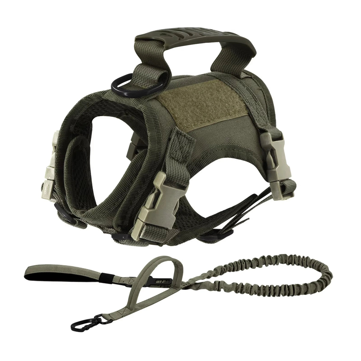 Tactical Puppy Harness Leash Set For Small Dogs Adjustable Cat Harnesses Vest For Training Walking Military Cats Dog Accessories