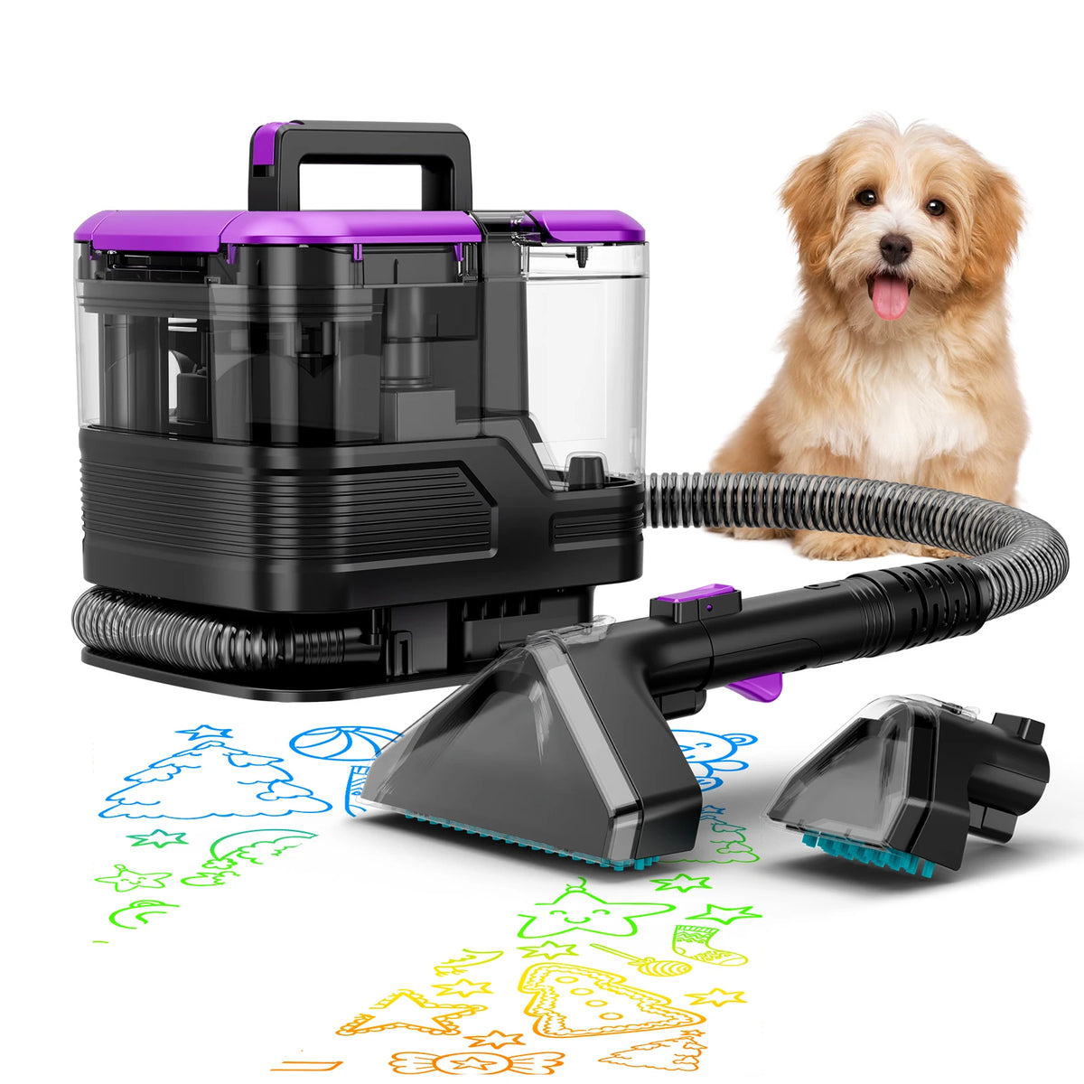 Honki Carpet Cleaner Machine With Strong Suction for Upholstery and Carpets