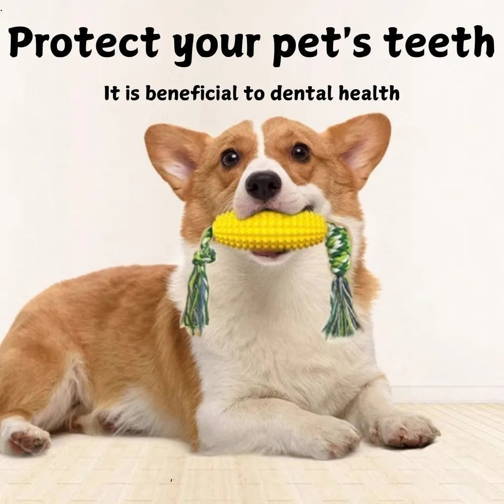 Chewing Brush Dog Toy ToothbrushSelf-Cleaning Chewing Toy, Suitable for Young Dogs to Chew on, a Dental Toy for Pet Teeth