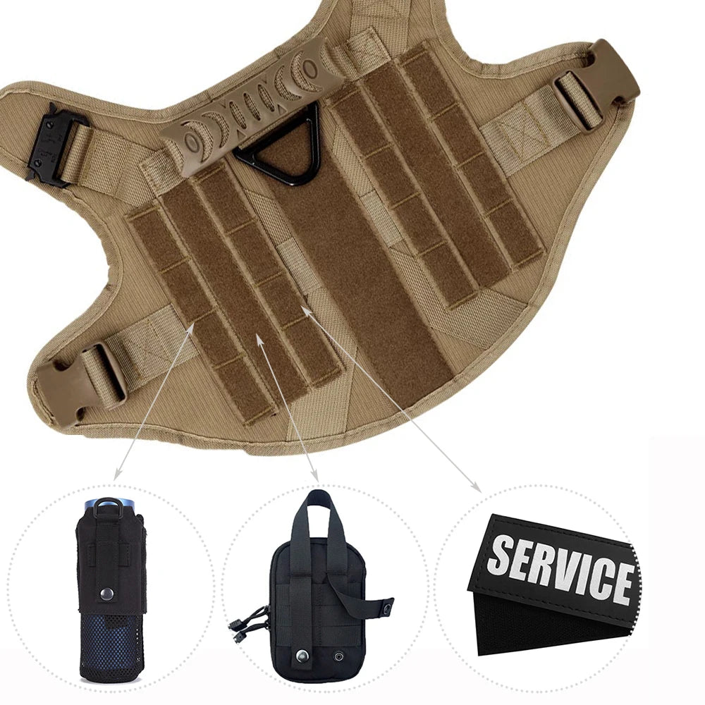 Nylon Dog Harness And Leash Set For Medium Large Dogs