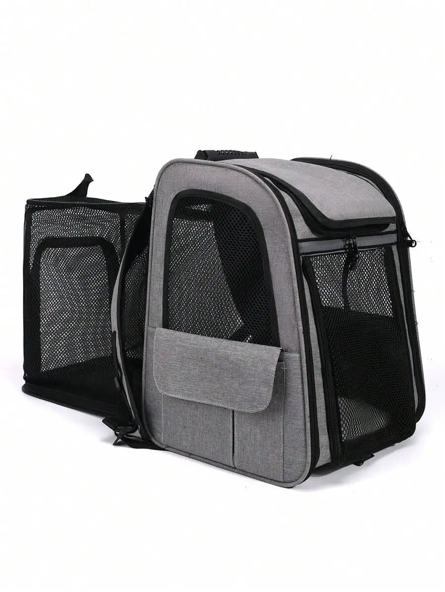Pet bag, cat bag, portable pet carrier, pet carrier backpack. Portable cat carrier - soft-sided cat carrier for medium-sized cats and small dogs up to 15 pounds