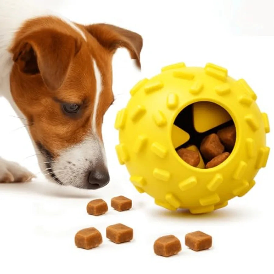 Treat Dispensing Dog Toys - Interactive Cognitive Dog Treat Toy, Puzzle Ball for Puppies and Small Dogs, Promotes Slow Eating,