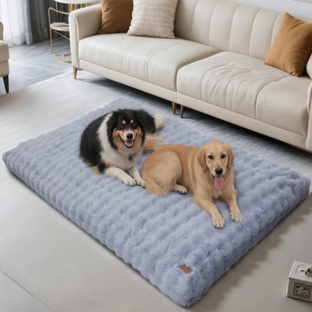 Borwart Ultra Plush Washable Dog Bed With Soft Removable Cover