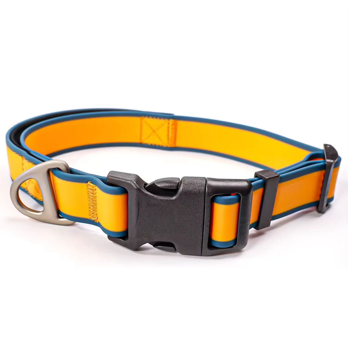 Waterproof Dog Collar with Reinforced Control Handle and Heavy Duty D Ring for Medium and Large Dogs