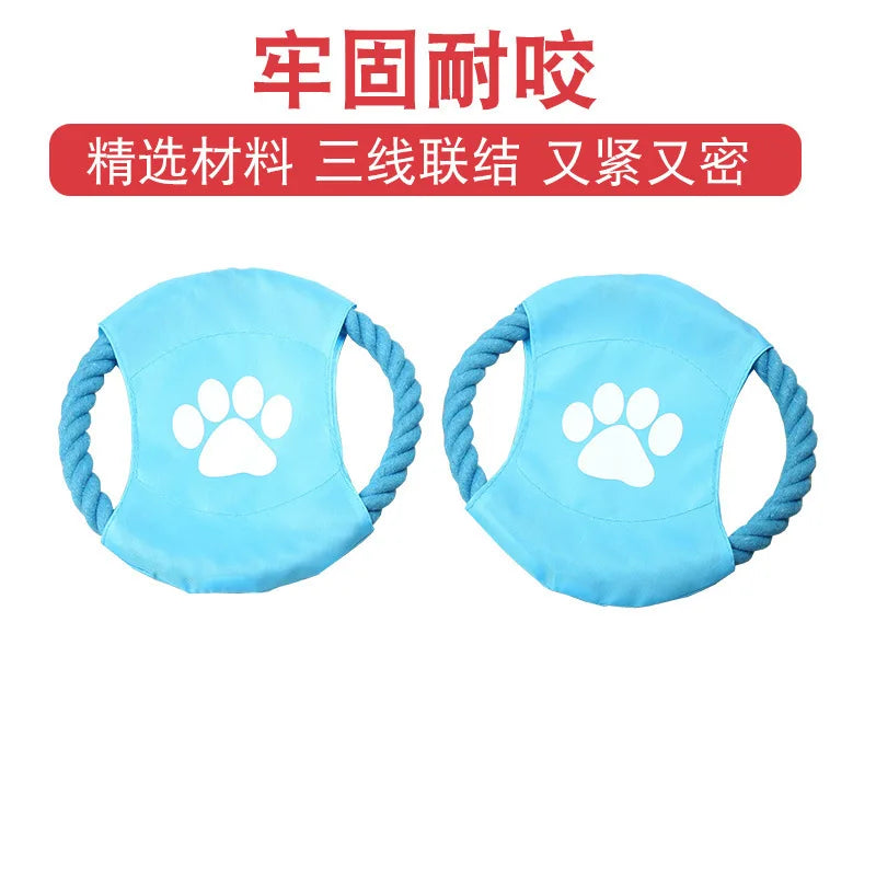 Nylon Dog Flying Disc Toy For Interactive Outdoor Training