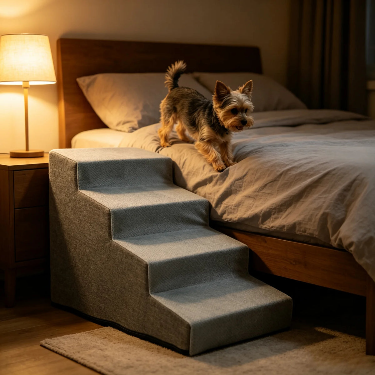 High Density Foam Dog Stairs With Washable Non Slip Cover
