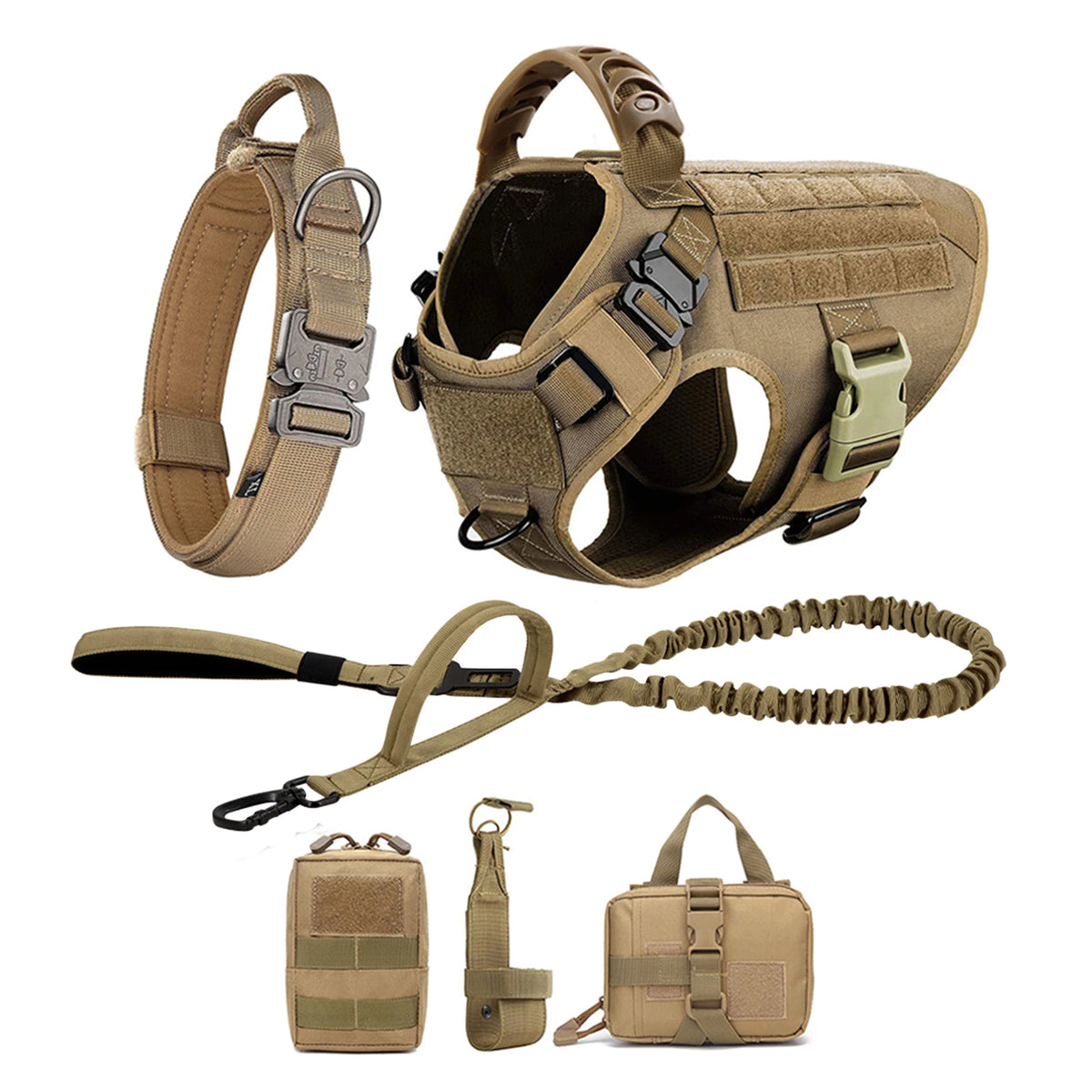 Nylon Dog Harness And Leash Set For Medium Large Dogs