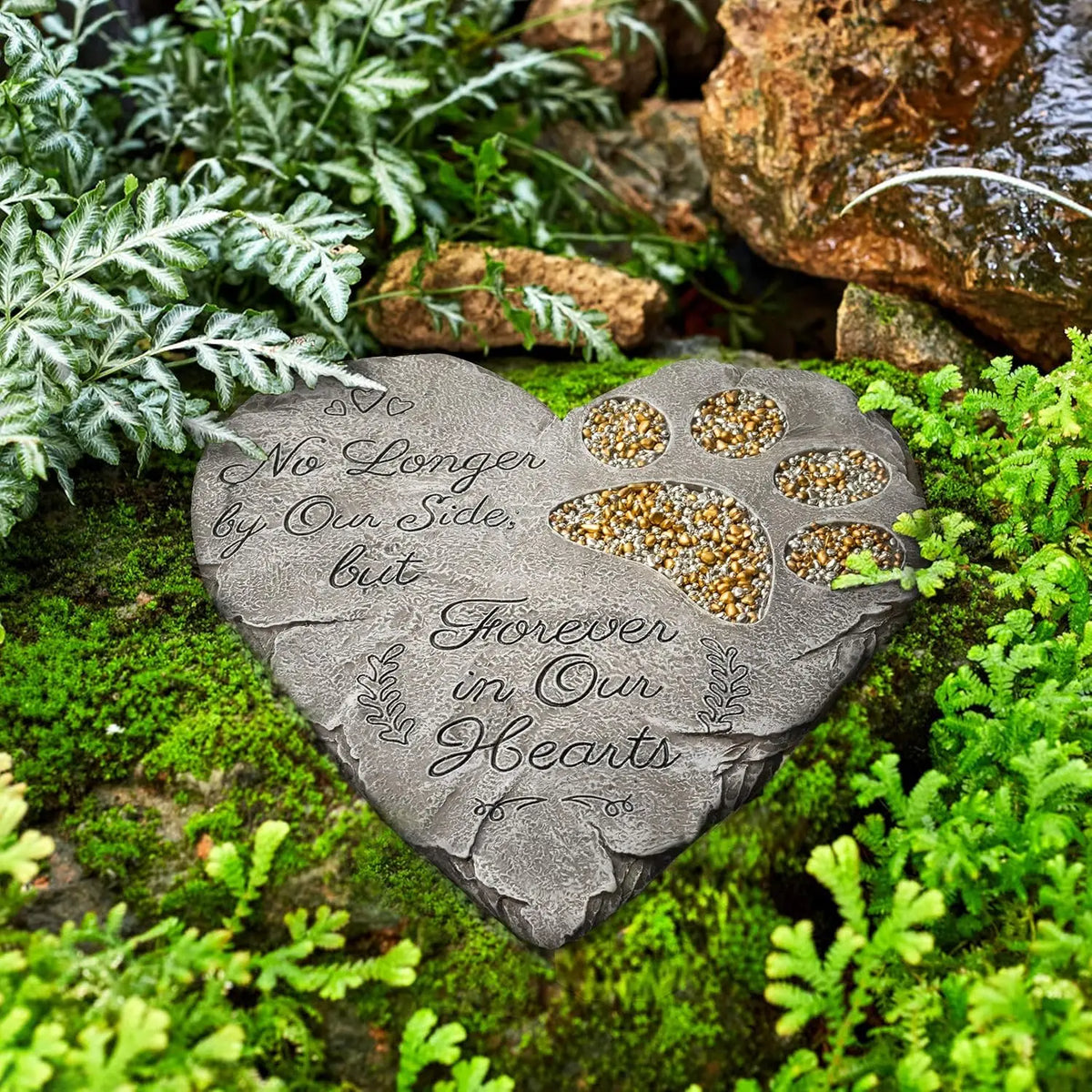 Dog Memorial Stone Rainbow Bridge Keepsake for Pet Loss Gift