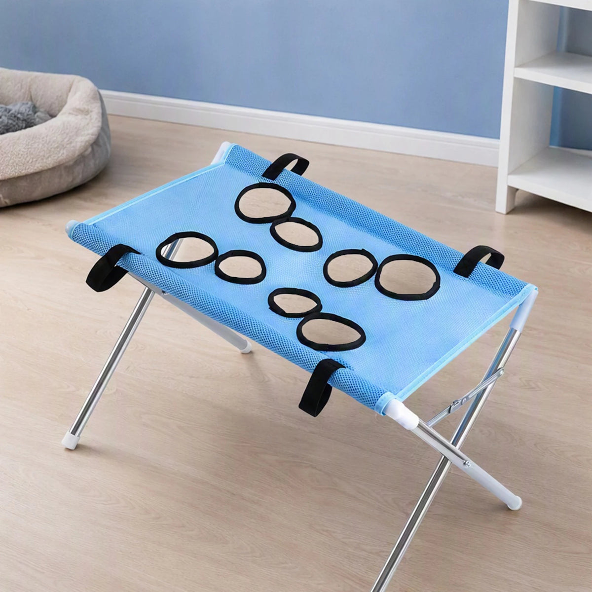 Foldable Pet Grooming Hammock for Dog Bathing and Nail Trimming