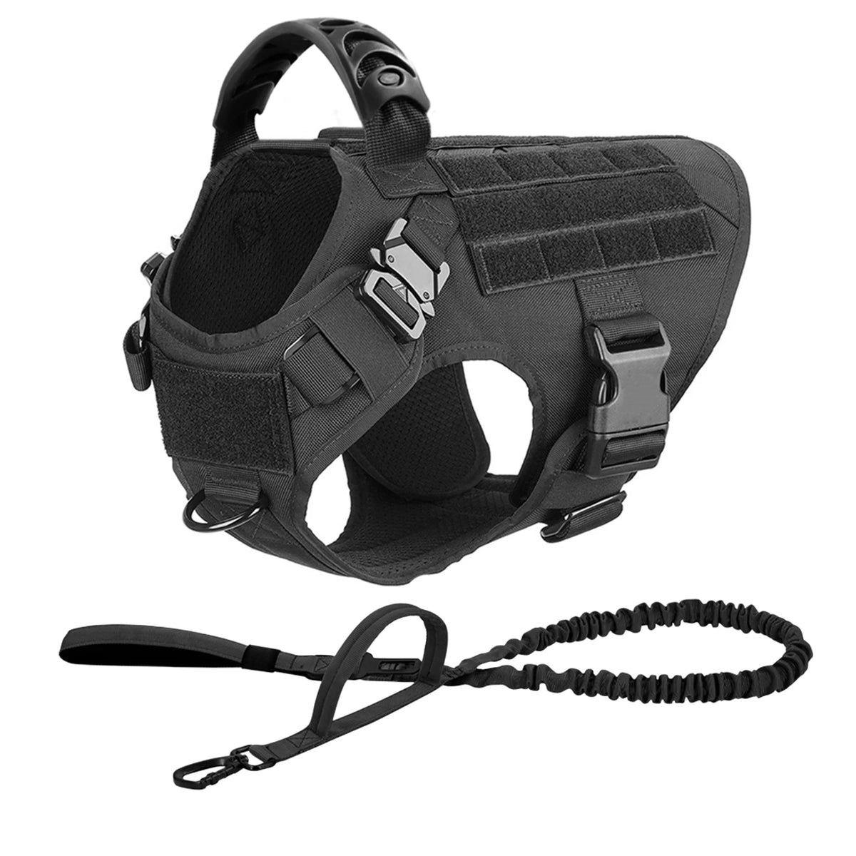 Nylon Dog Harness And Leash Set For Medium Large Dogs