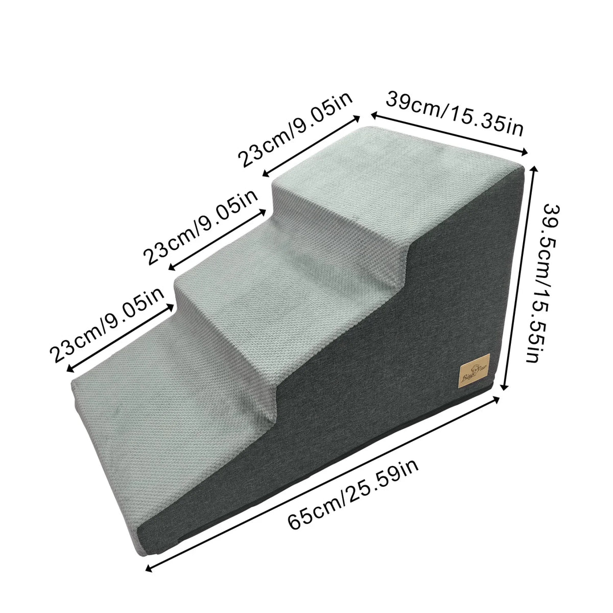 High Density Foam Dog Stairs With Washable Non Slip Cover