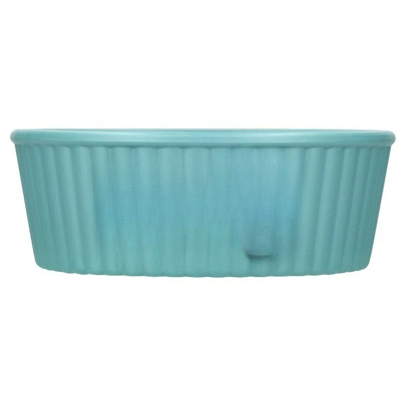 Durable Round Plastic Pet Feeding Bowl For Food And Water