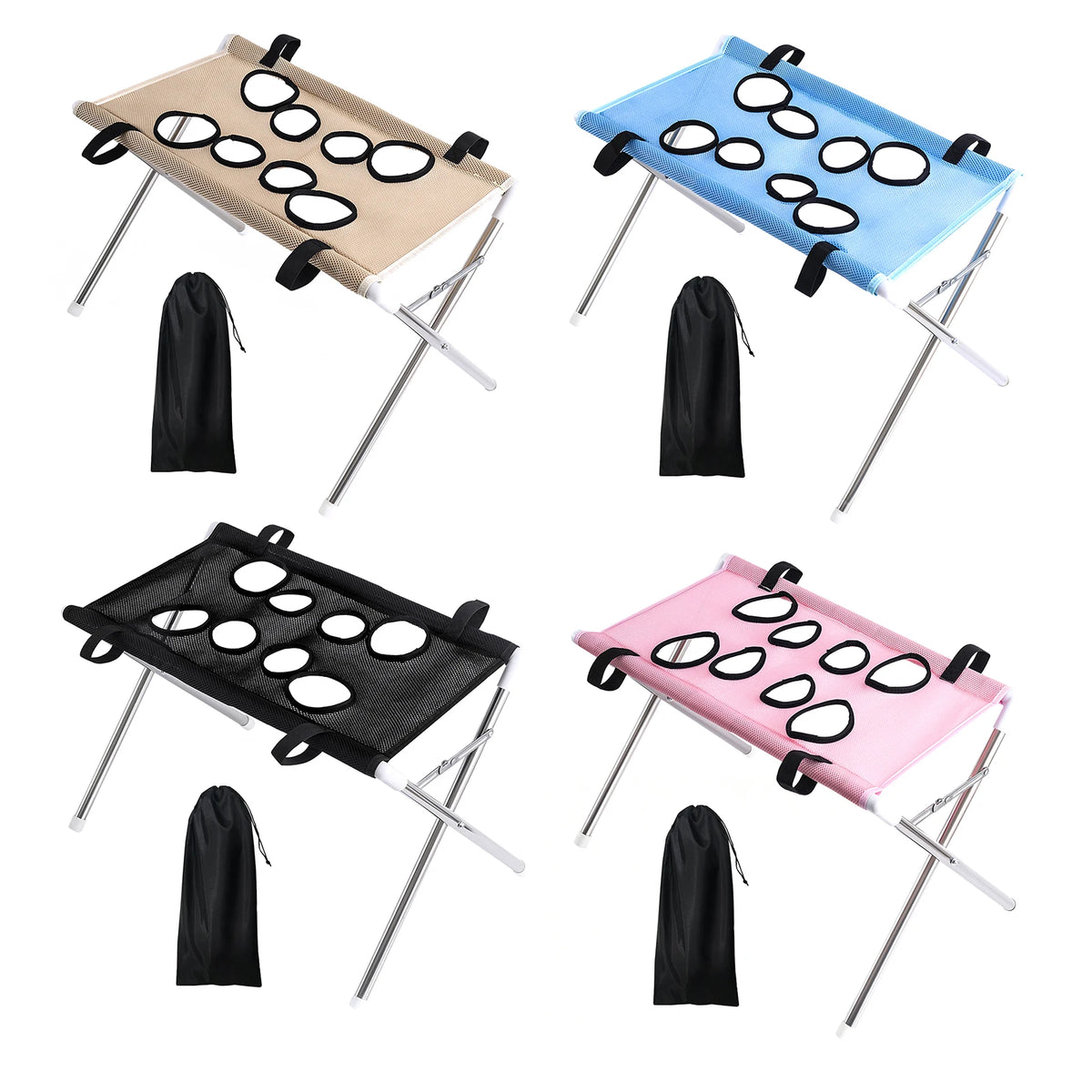 Foldable Pet Grooming Hammock Sling for Bathing and Nail Trimming
