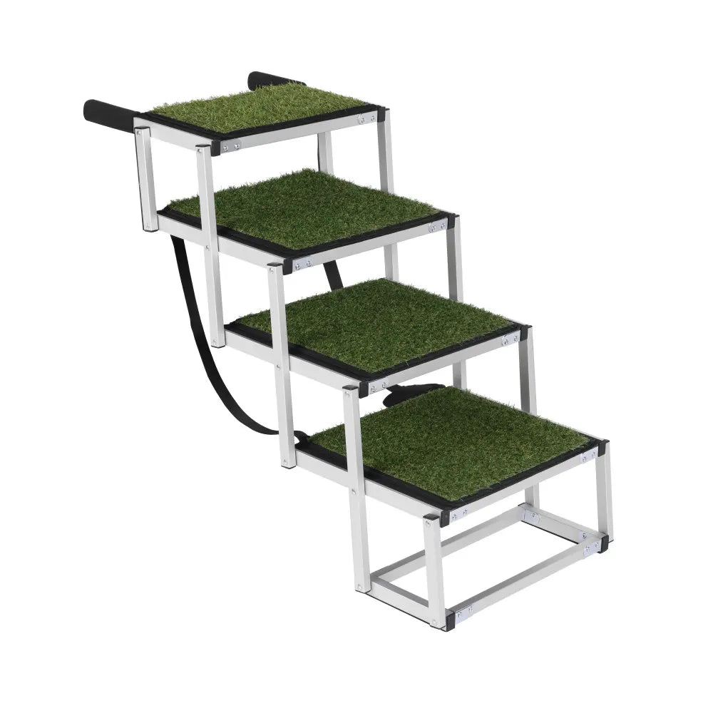LISM Foldable Non Slip Dog Ramp for Cars SUVs and Trucks