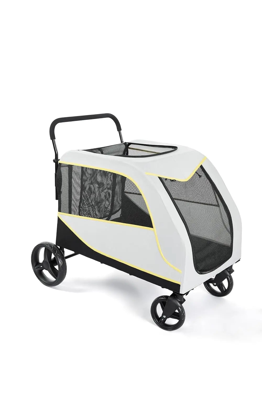 Easy Fold Pet Stroller Featuring Dual Entry All Terrain Wheels
