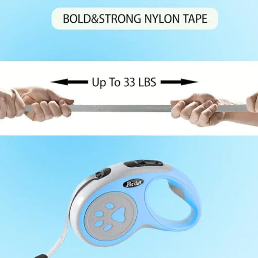 Retractable Dog Leash For Small To Medium Dogs Nylon
