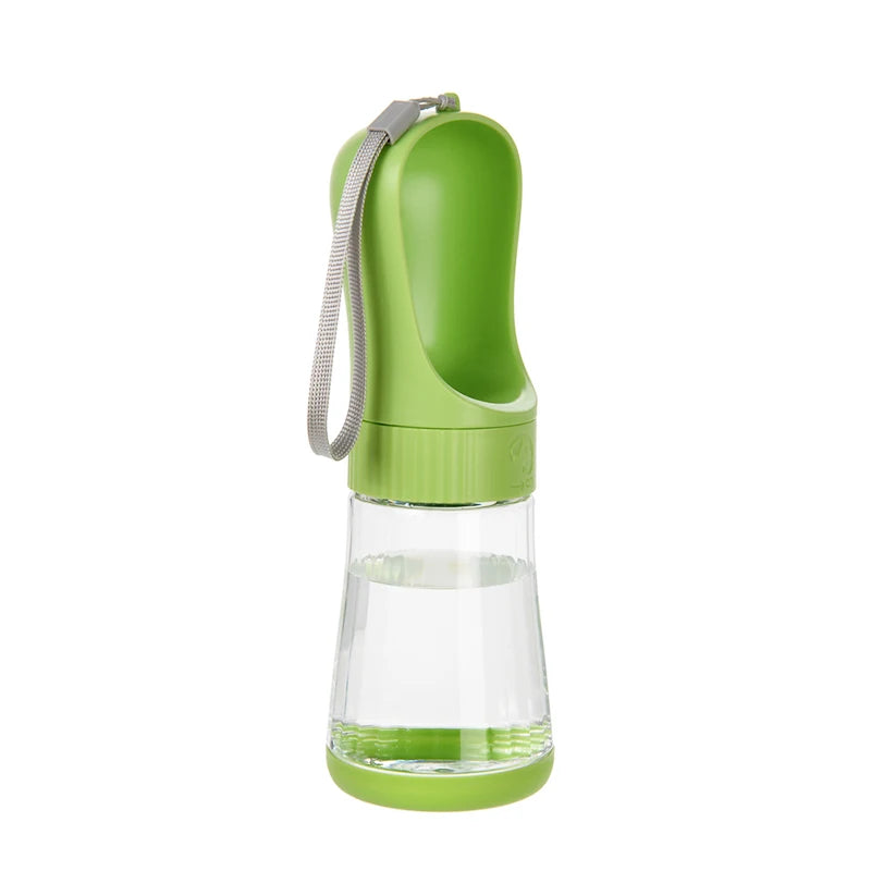Portable Dog Water Bottle With Food Container For Travel Use