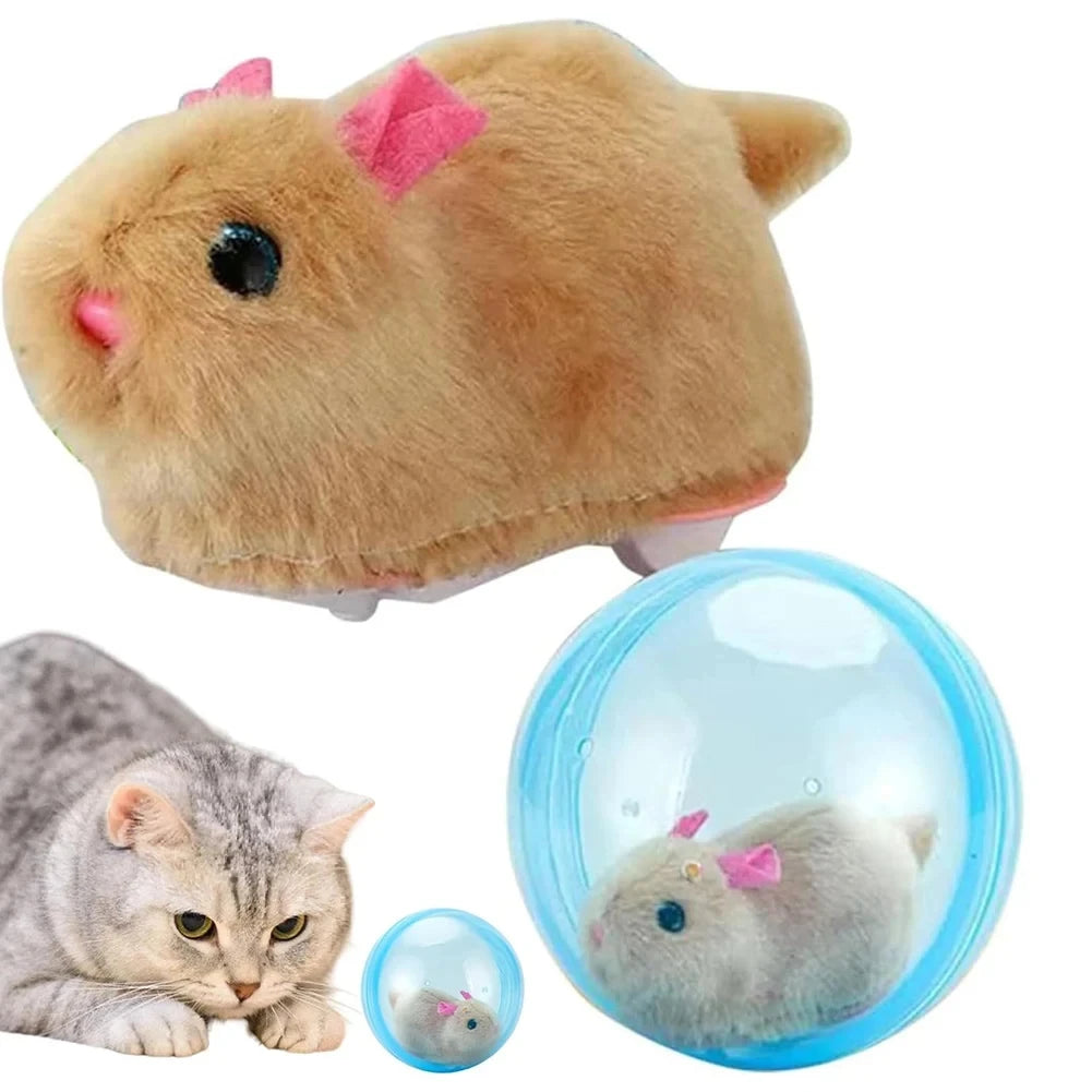 Electric Transparent Rolling Hamster Ball Interactive Pet Toy