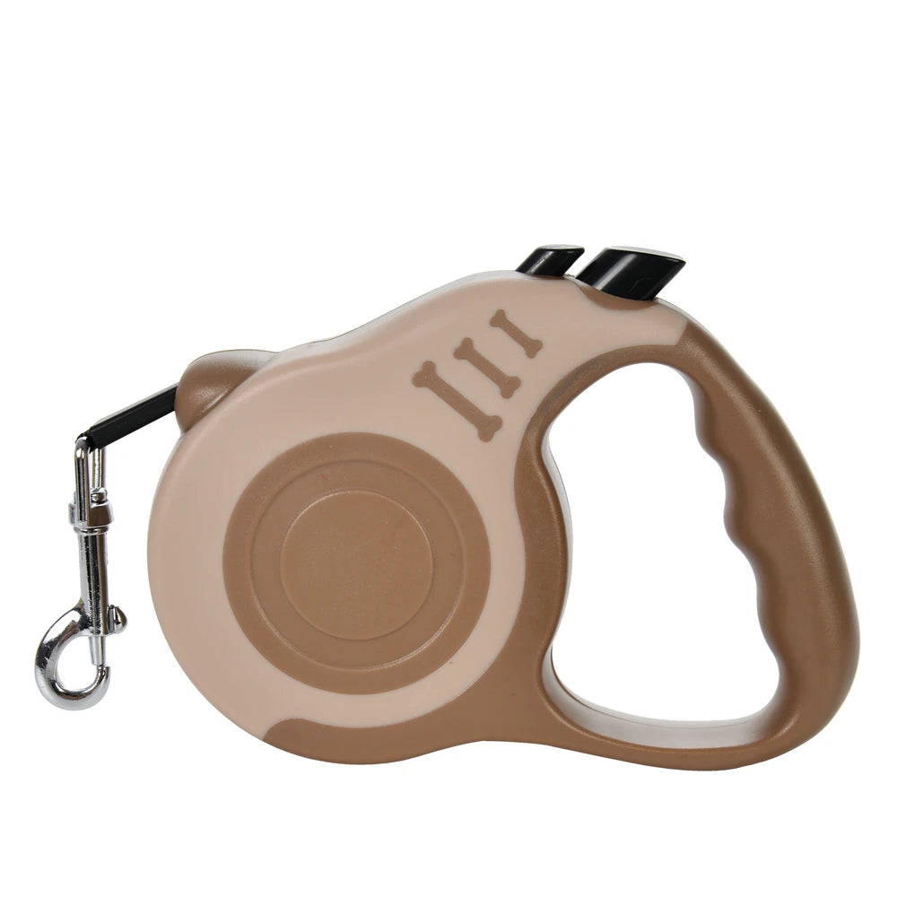1Pc/3Pcs 3M 5M Automatic Retractable Nylon Dog Leash For Small Dogs Cats Puppy Outdoor Travel Walking Hiking Traction Rope