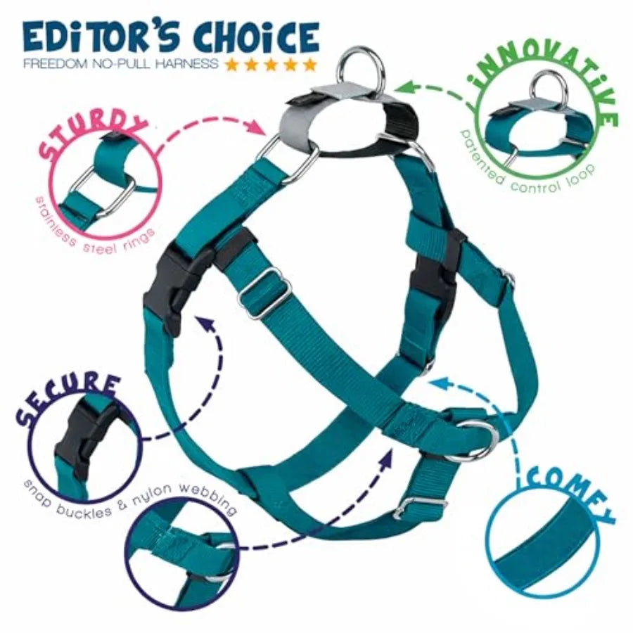 No Pull Dog Harness Adjustable Vest For Comfortable Walking Control