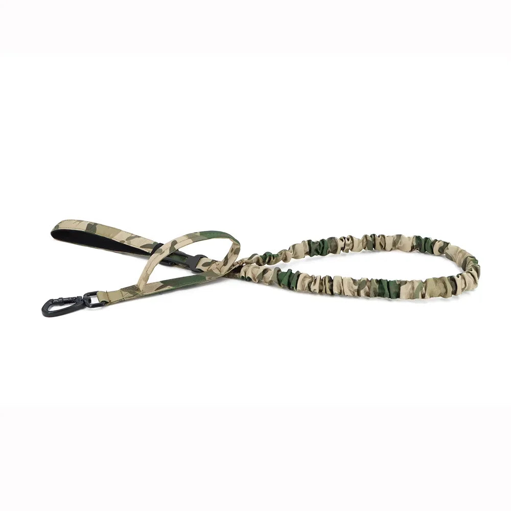 PETRAVEL Adjustable Elastic Dog Leash With Quick Release Dual Handles