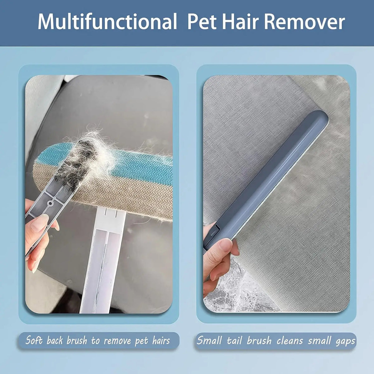Pet Hair Removal Tool For Furniture Cars And Carpets